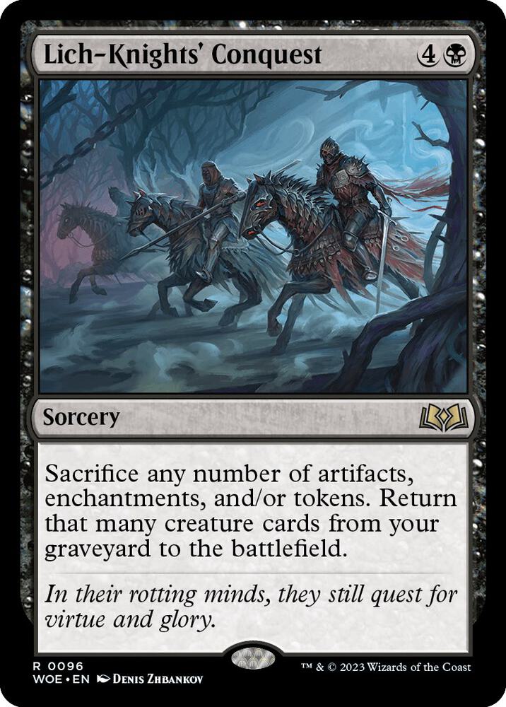 Lich-Knights' Conquest (Extended Art) [Wilds of Eldraine]