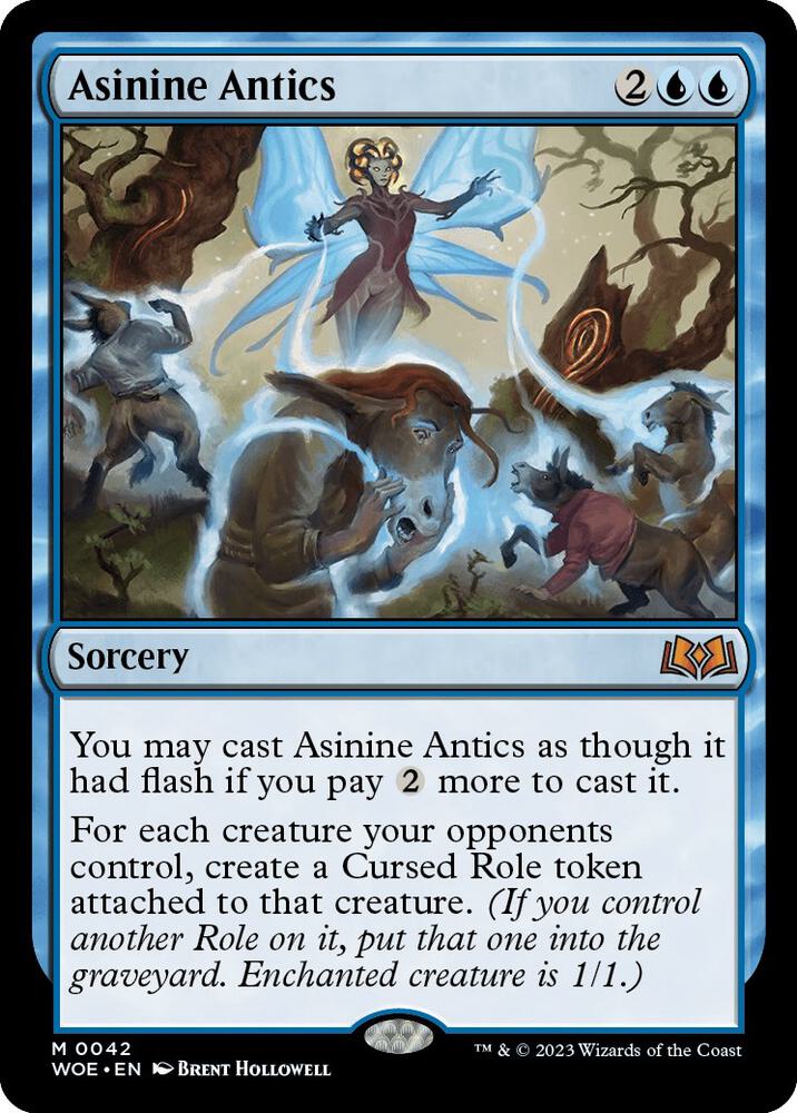 Asinine Antics (Extended Art) [Wilds of Eldraine]