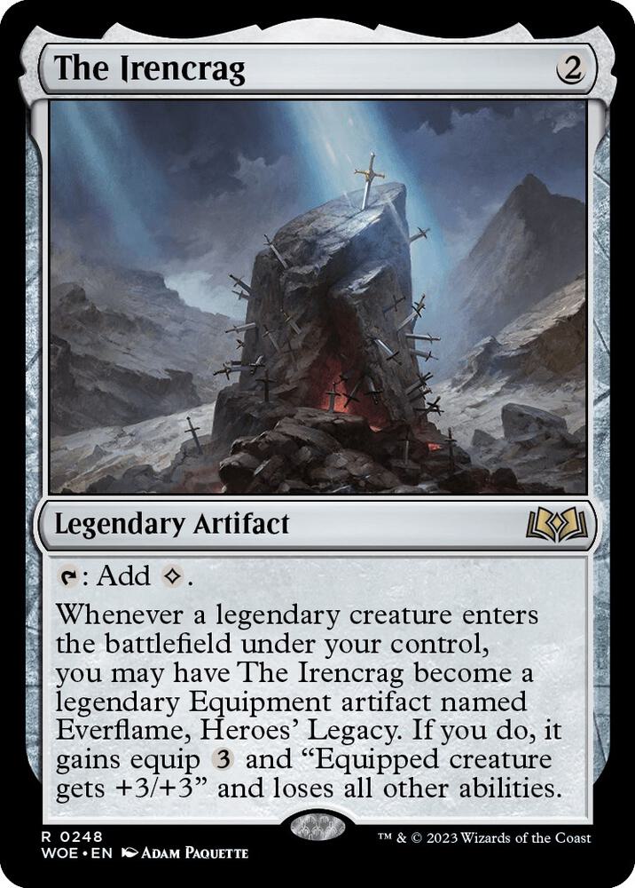 The Irencrag (Extended Art) [Wilds of Eldraine]