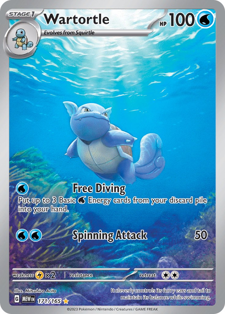 Wartortle (171/165) [Scarlet & Violet: 151] (Display Case)