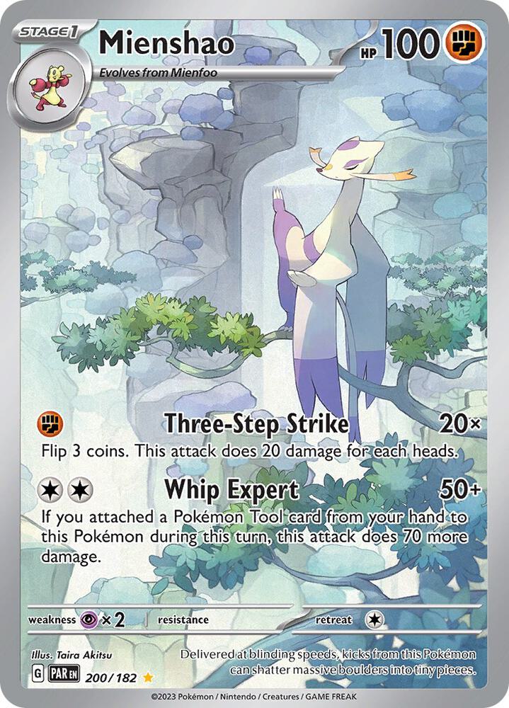Mienshao (200/182) [Scarlet & Violet: Paradox Rift] (Display Case)