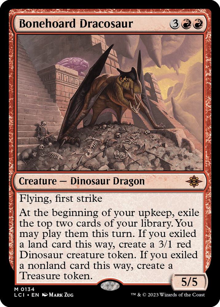 Bonehoard Dracosaur [The Lost Caverns of Ixalan] (Display Case)