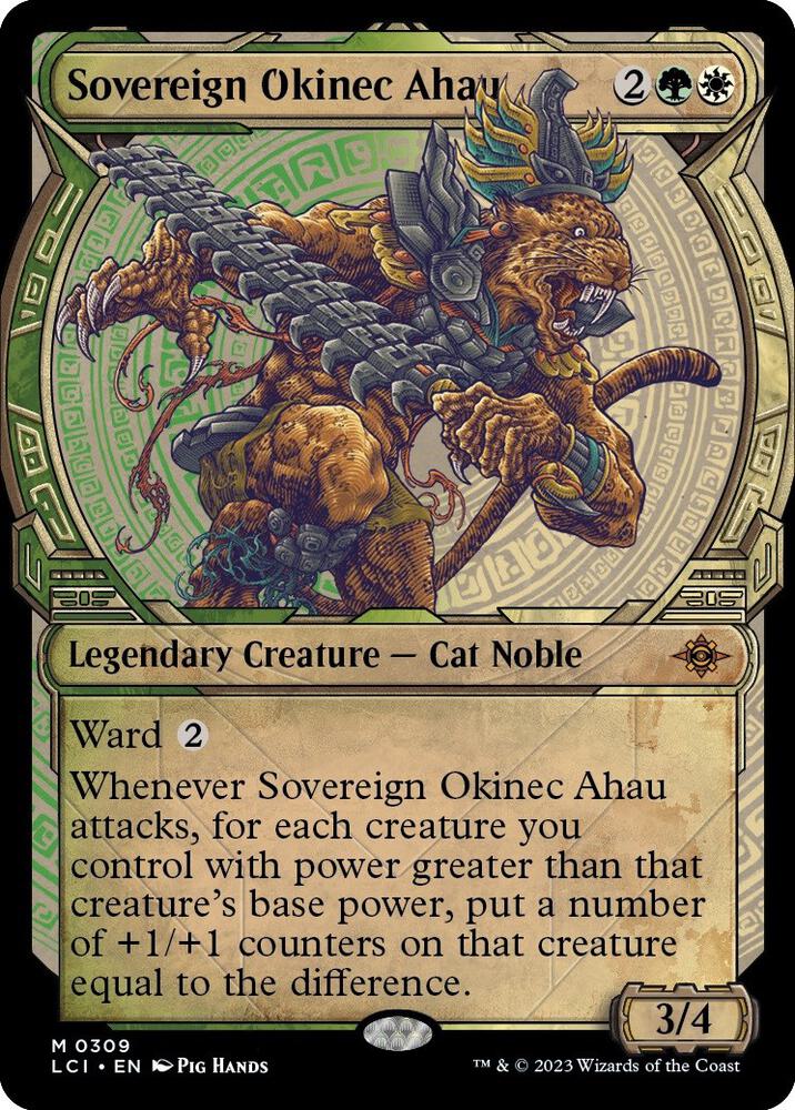 Sovereign Okinec Ahau (Showcase) [The Lost Caverns of Ixalan] (Display Case)