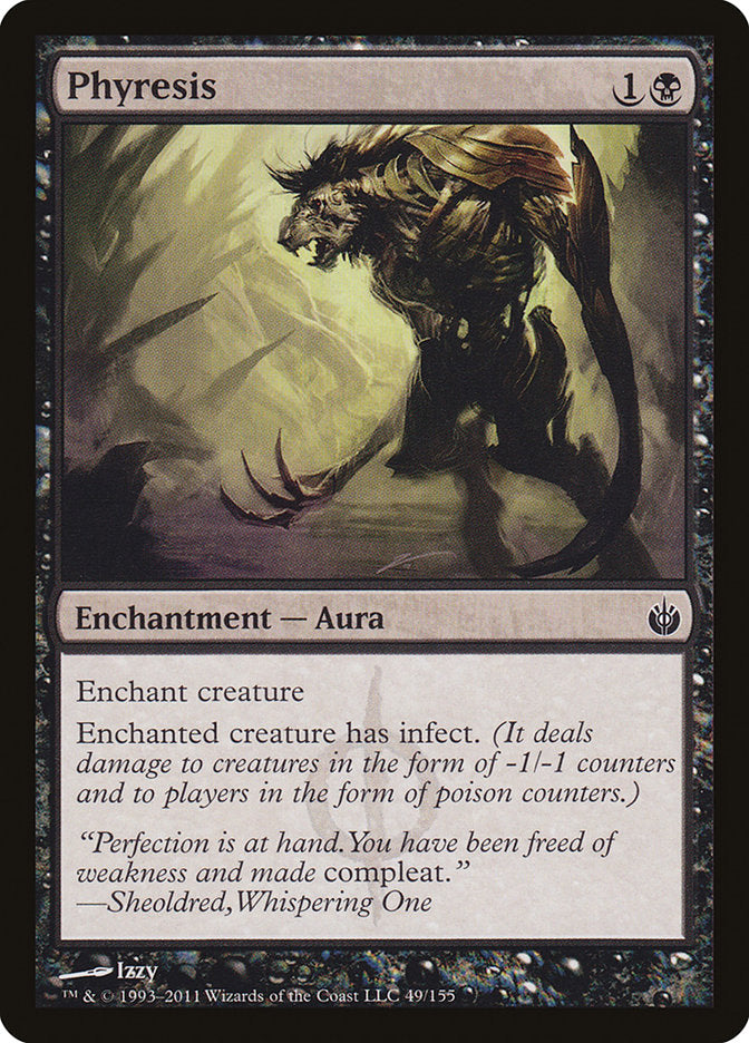 Phyresis [Mirrodin Besieged] (Display Case)