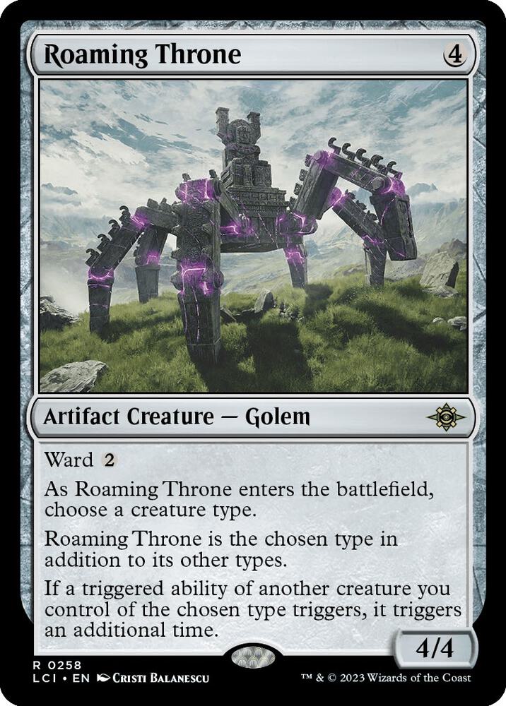 Roaming Throne [The Lost Caverns of Ixalan] (Display Case)
