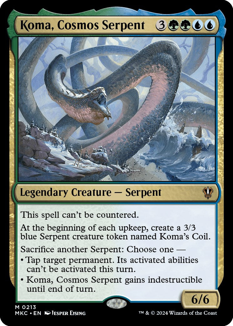 Koma, Cosmos Serpent [Murders at Karlov Manor Commander] (Display Case)