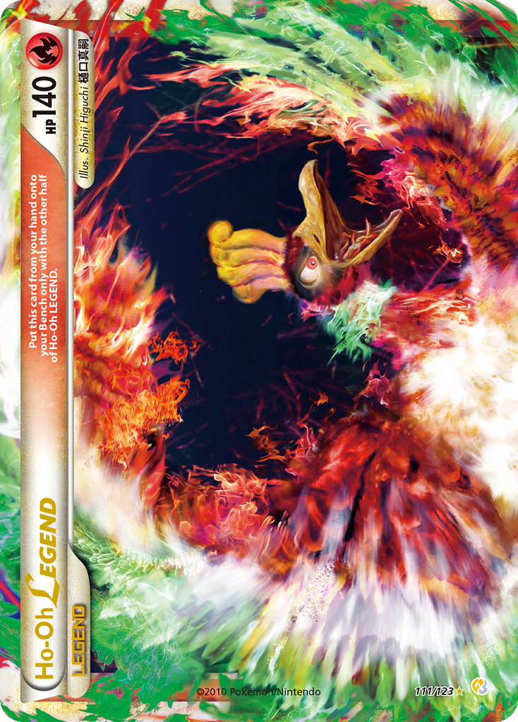 Ho-Oh LEGEND (111/123) [HeartGold & SoulSilver: Base Set] (Display Case)
