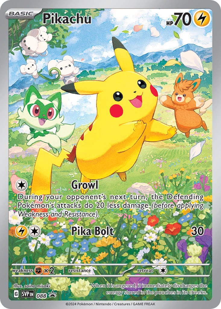 Pikachu (088) [Scarlet & Violet: Black Star Promos] (Display Case)