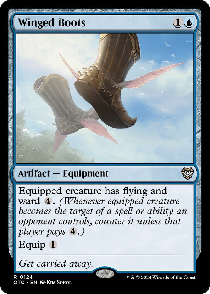 Winged Boots [Outlaws of Thunder Junction Commander] (Display Case)