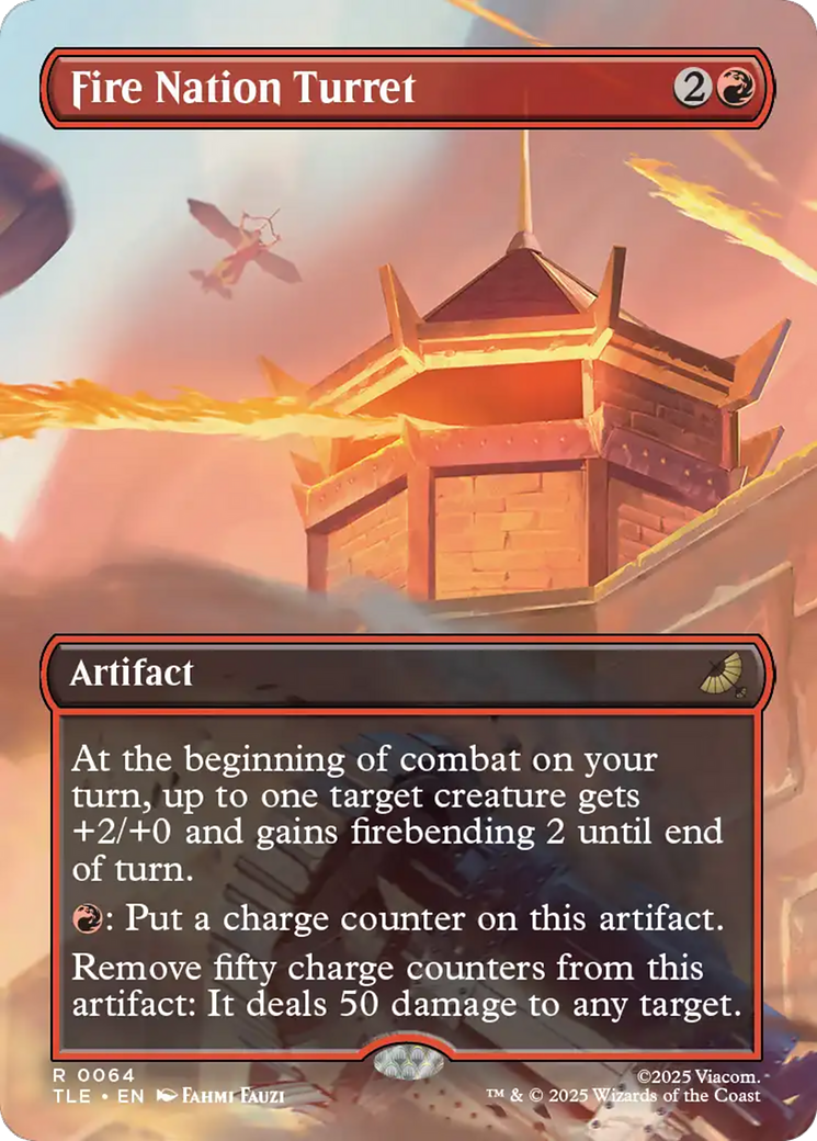 Fire Nation Turret (Borderless) [Avatar: The Last Airbender: Eternal-Legal] (Display Case)
