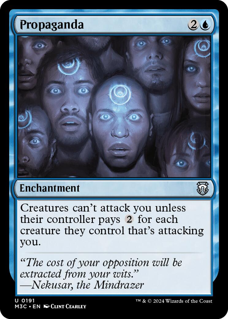 Propaganda [Modern Horizons 3 Commander] (Display Case)