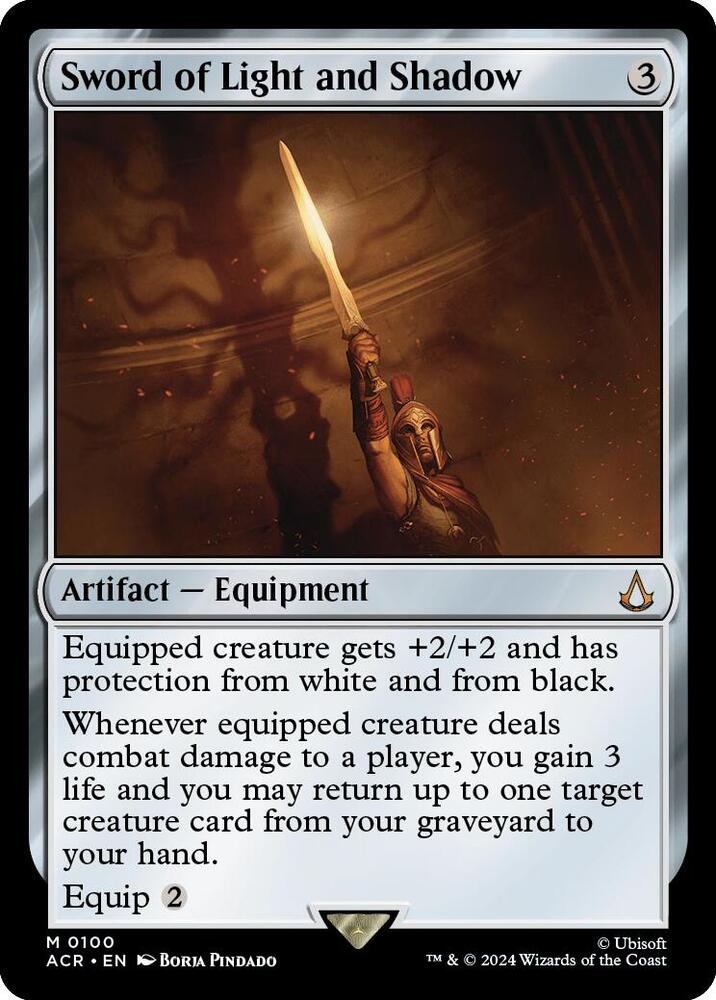 Sword of Light and Shadow [Assassin's Creed] (Display Case)