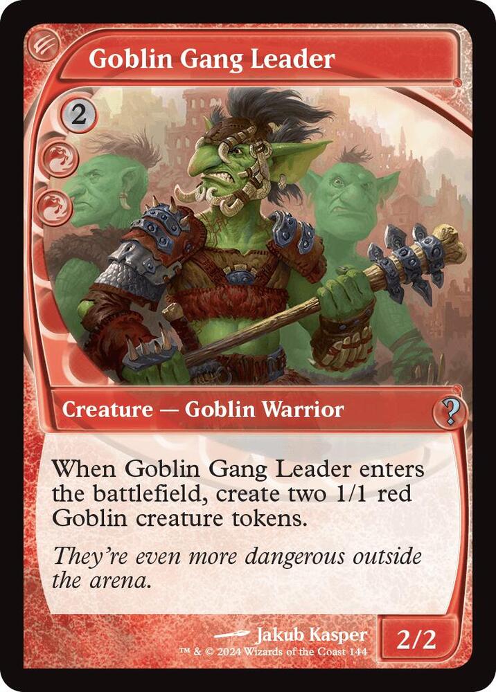 Goblin Gang Leader (Future Sight) [Mystery Booster 2] (Display Case)