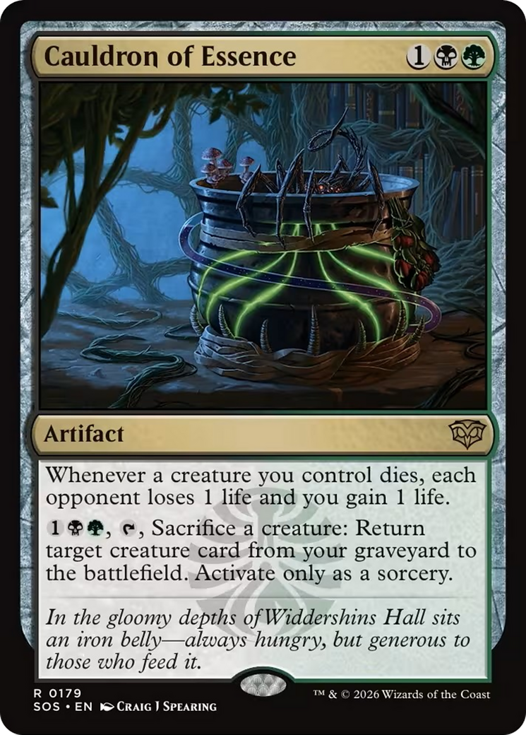 Cauldron of Essence [Secrets of Strixhaven] (Display Case)