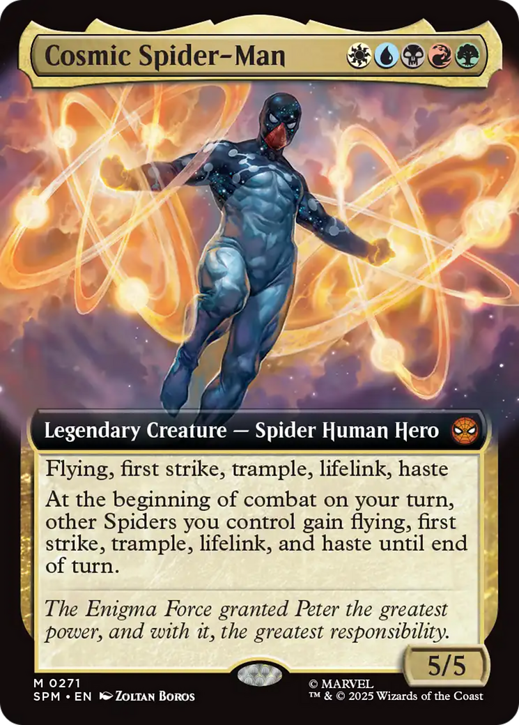 Cosmic Spider-Man (Extended Art) [Marvel's Spider-Man] (Display Case)