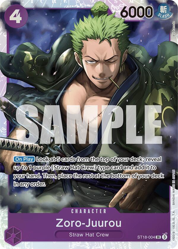 Zoro-Juurou [Starter Deck: PURPLE Monkey.D.Luffy] (Display Case)