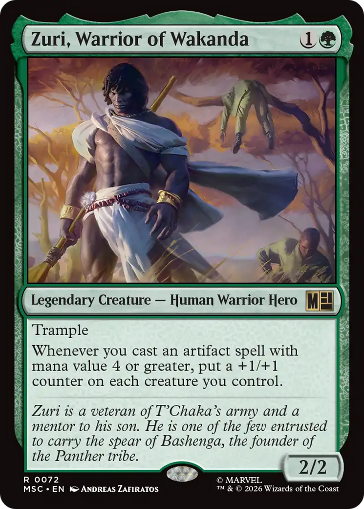Zuri, Warrior of Wakanda [Marvel Super Heroes Commander] (Display Case)