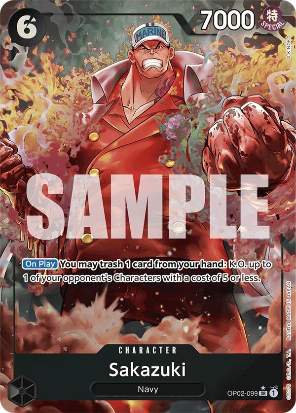 Sakazuki (Alternate Art) [Extra Booster: Memorial Collection] (Display Case)
