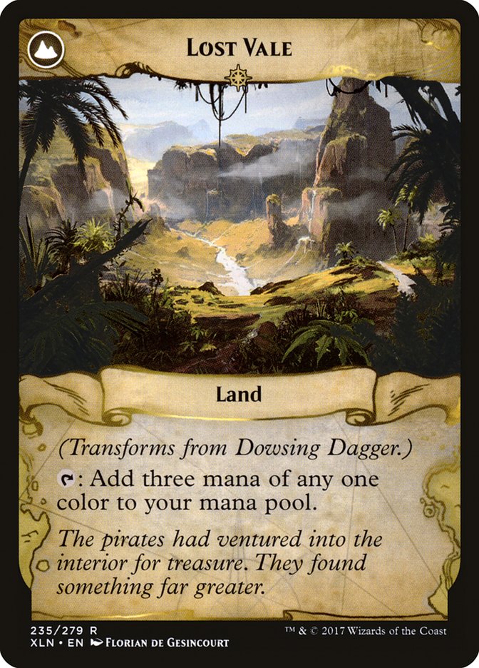 Dowsing Dagger // Lost Vale [Ixalan] (Display Case)
