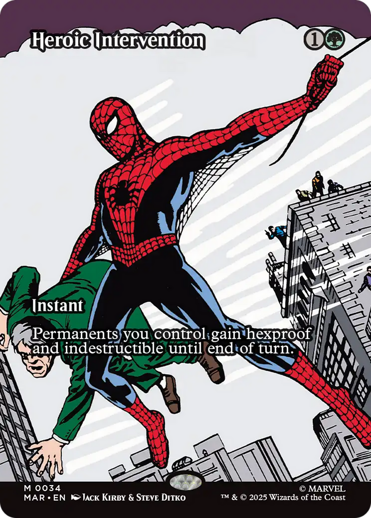 Heroic Intervention (Borderless) [Marvel's Spider-Man: Eternal-Legal] (Display Case)