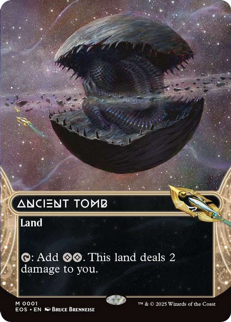 Ancient Tomb (0001) (Borderless) [Edge of Eternities: Stellar Sights] (Display Case)