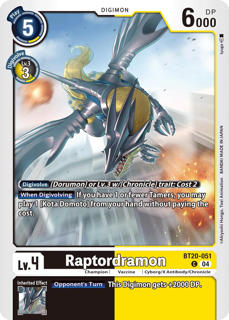 Raptordramon [BT20-051] [Release Special Booster 2.0]