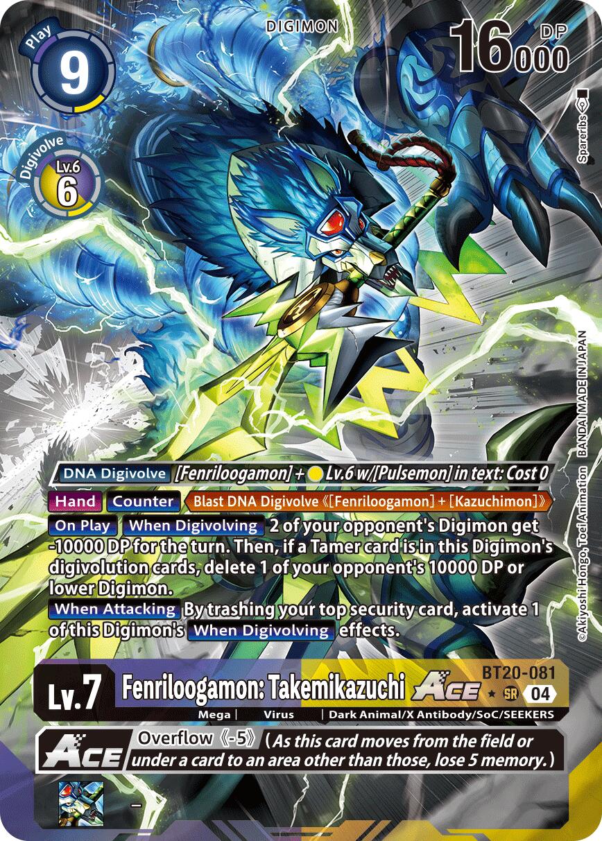 Fenriloogamon: Takemikazuchi ACE [BT20-081] (Alternate Art) [Release Special Booster 2.0]