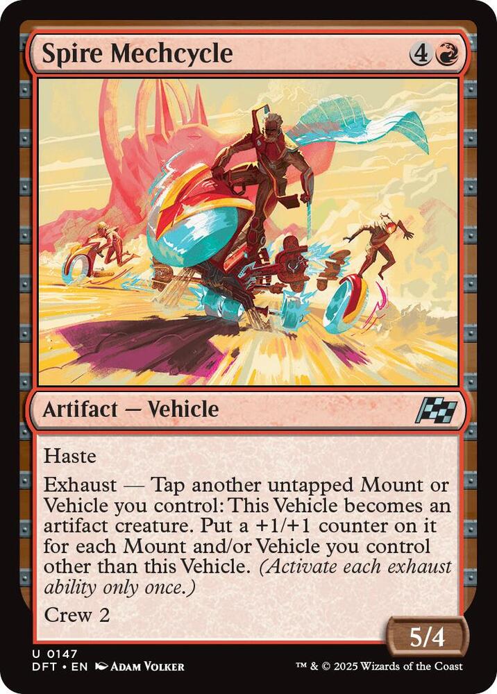 Spire Mechcycle (Borderless) [Aetherdrift]