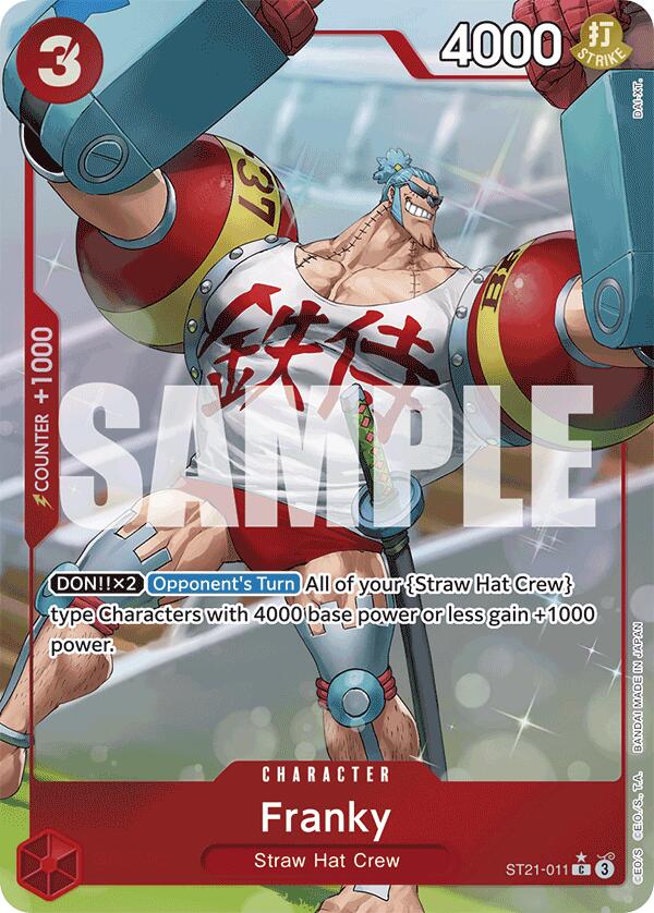 Franky (Parallel) [Starter Deck EX: Gear 5] (Display Case)