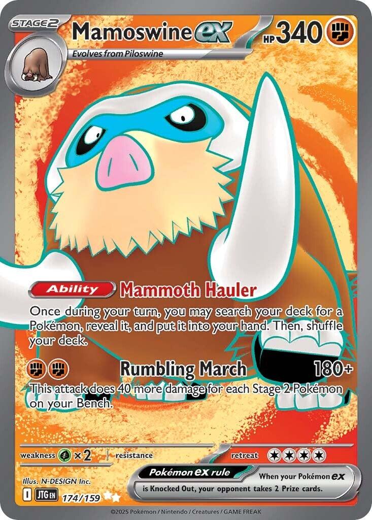 Mamoswine ex (174/159) [Scarlet & Violet: Journey Together] (Display Case)