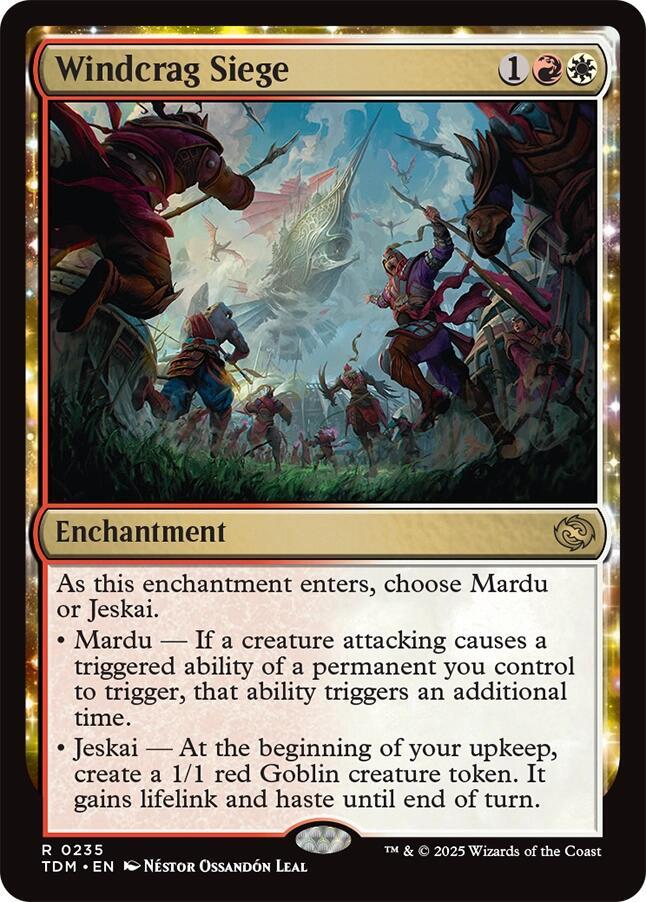 Windcrag Siege (Borderless) [Tarkir: Dragonstorm]