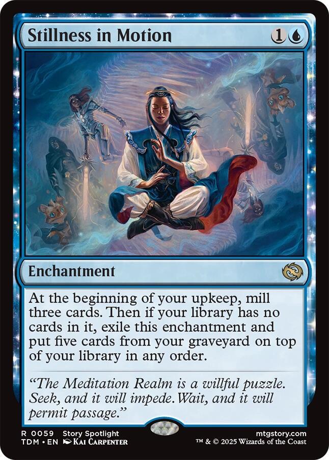 Stillness in Motion (Borderless) [Tarkir: Dragonstorm]