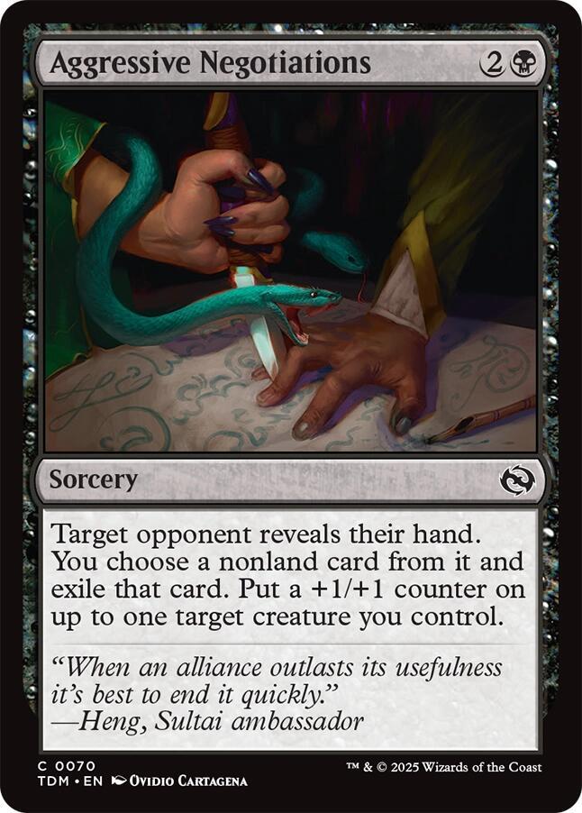 Aggressive Negotiations [Tarkir: Dragonstorm]