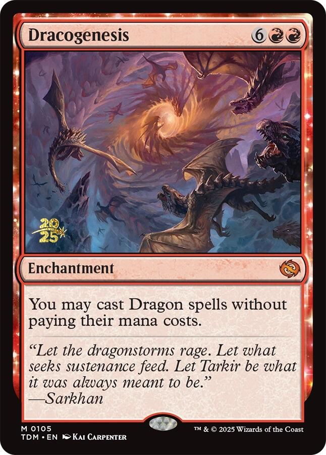 Dracogenesis [Tarkir: Dragonstorm Prerelease Cards] (Display Case)
