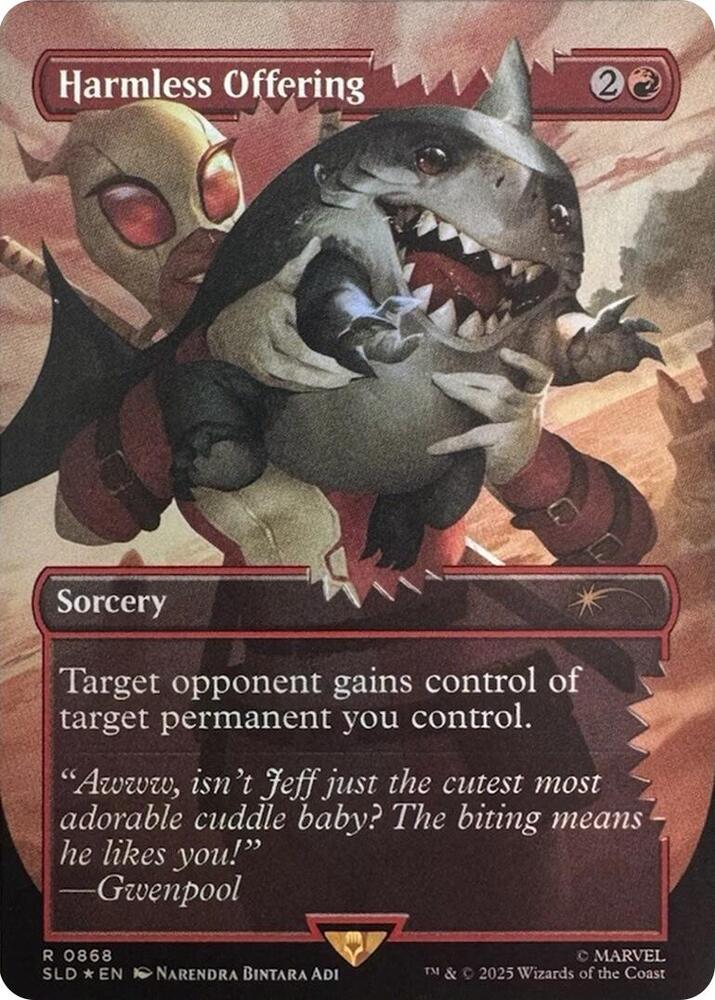 Harmless Offering (Rainbow Foil) [Secret Lair Drop Series]