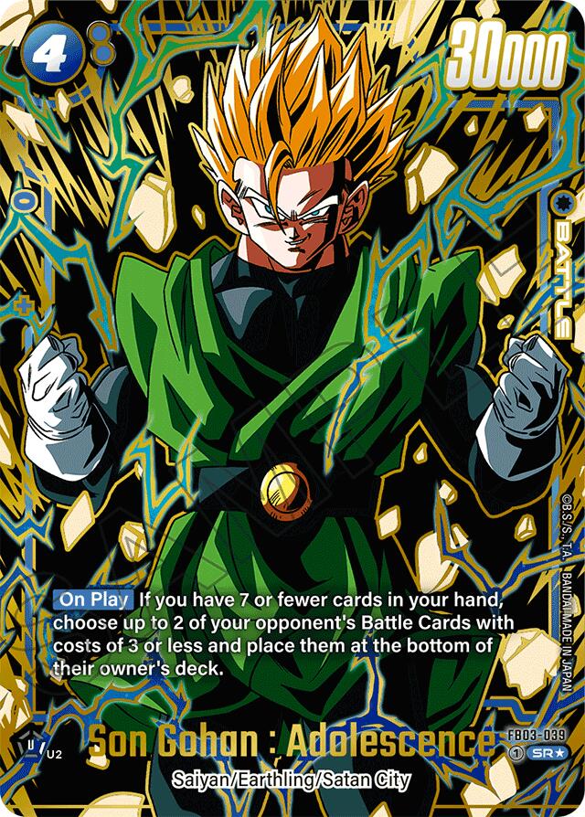 Son Gohan : Adolescence (Alternate Art) [Raging Roar]