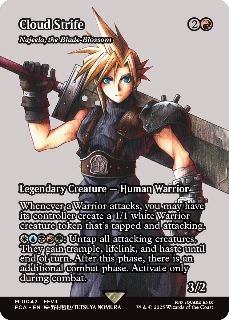 Cloud Strife - Najeela, the Blade-Blossom (Showcase) [FINAL FANTASY : Through the Ages] (Display Case)