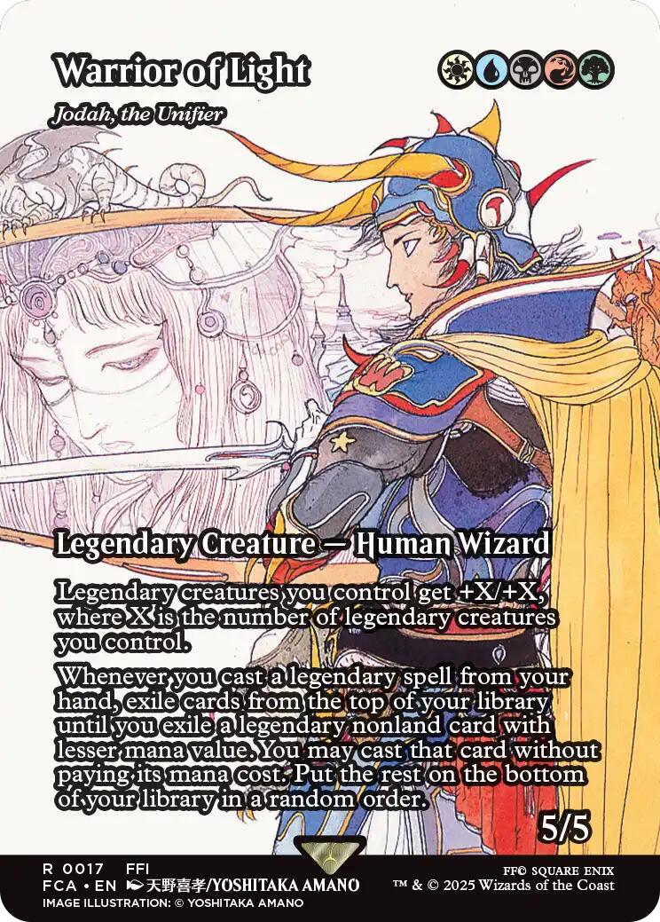 Warrior of Light - Jodah, the Unifier (Showcase) [FINAL FANTASY : Through the Ages] (Display Case)