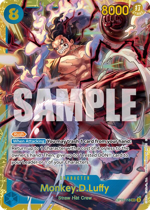 Monkey.D.Luffy (118) [A Fist of Divine Speed] (Display Case)