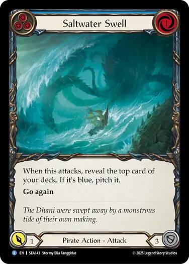Saltwater Swell (Blue) [SEA142] (High Seas)