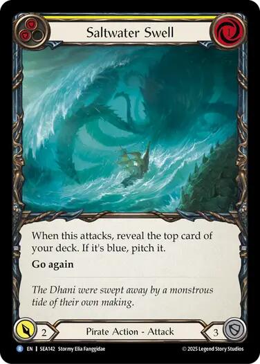 Saltwater Swell (Yellow) [SEA143] (High Seas)