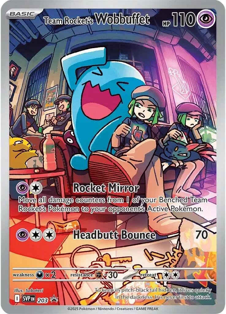 Team Rocket's Wobbuffet (203) [Scarlet & Violet: Black Star Promos] (Display Case)