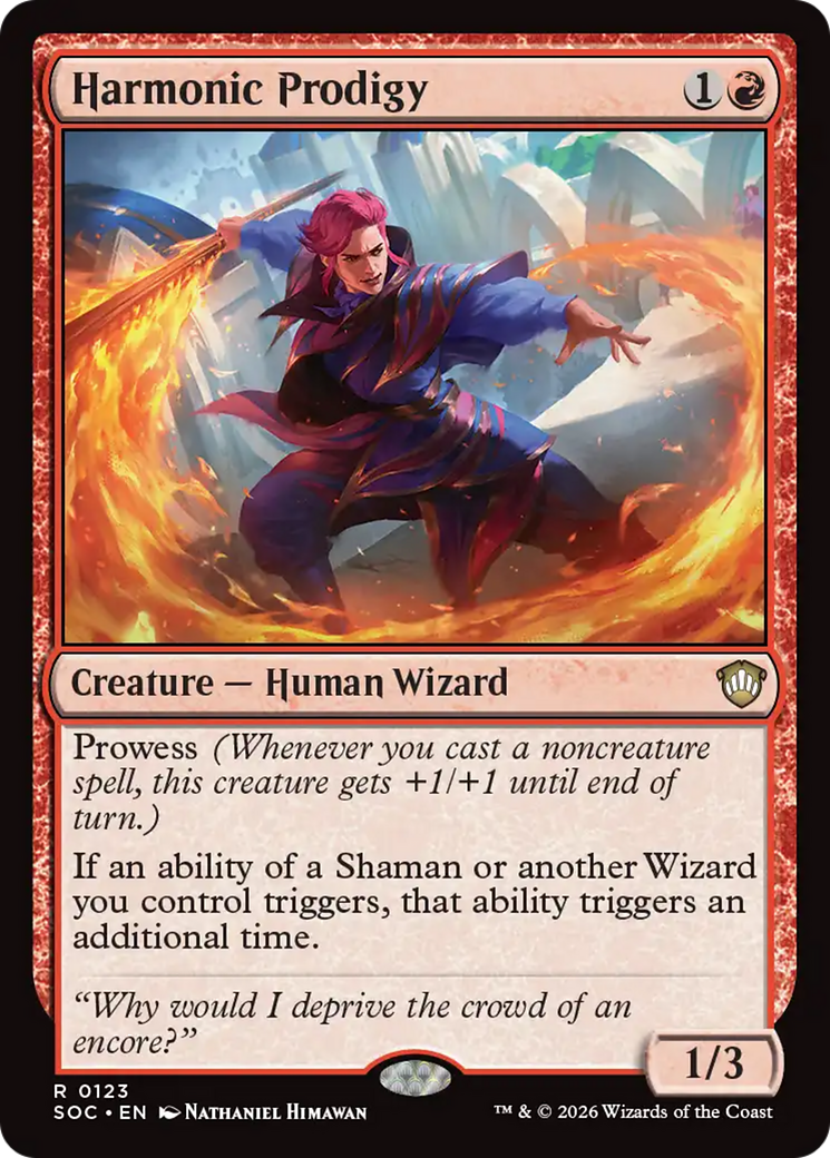 Harmonic Prodigy [Secrets of Strixhaven Commander] (Display Case)