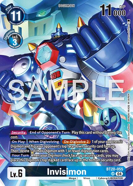 Invisimon [BT20-055] (Digimon Liberator Debuggers Set) [Release Special Booster Ver. 2.5 Promos]