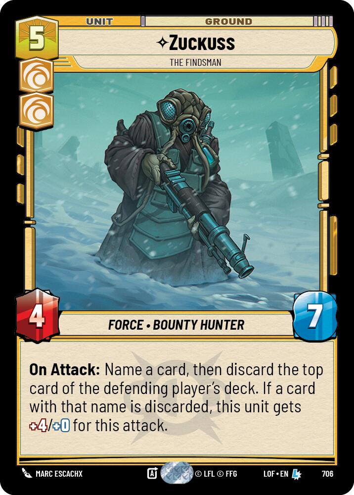 Zuckuss (706) - The Findsman (Foil) (706) [Legends of the Force]
