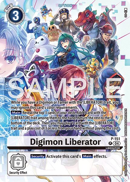 Digimon Liberator [P-151] - P-151 (Digimon Liberator [P-151] Debuggers Set) [Promotion Cards]