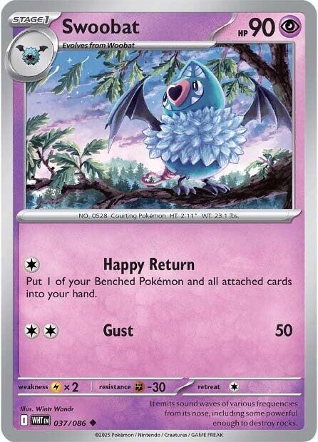 Swoobat (034/086) [Scarlet & Violet: White Flare]