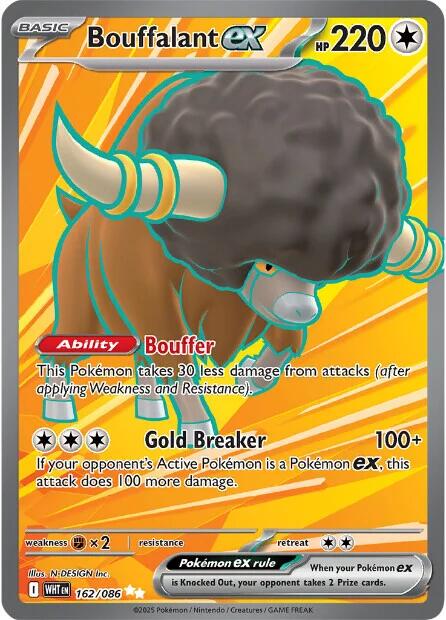 Bouffalant ex (164/086) [Scarlet & Violet: White Flare]