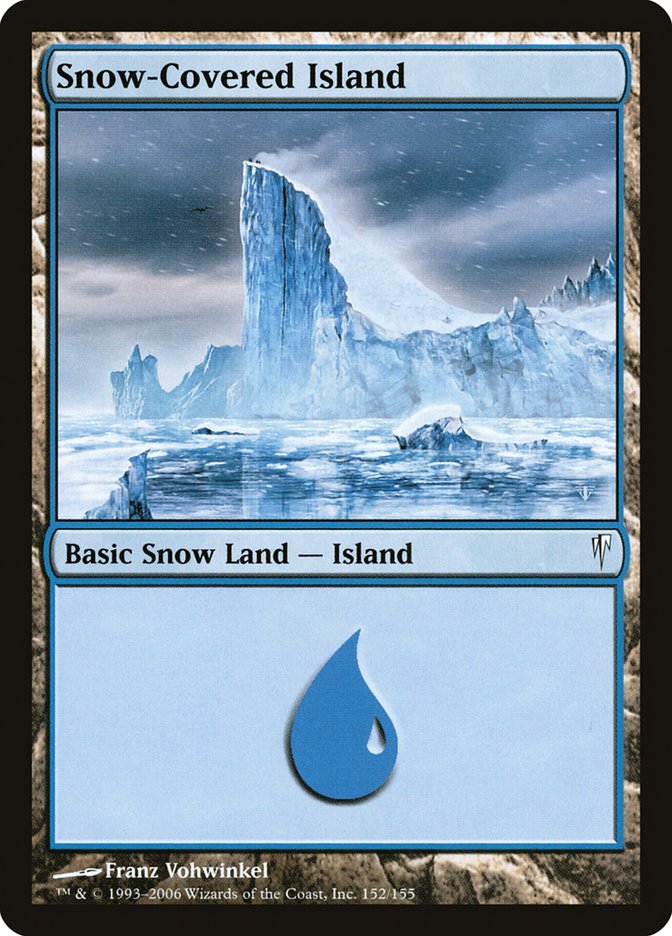 Snow-Covered Island [Coldsnap] (Display Case)