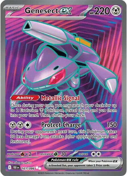 Genesect ex (164/086) [Scarlet & Violet: Black Bolt] (Display Case)